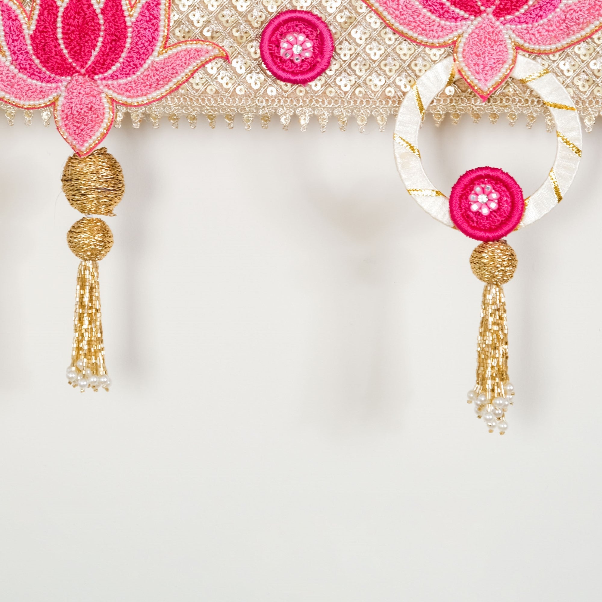 Decorative Lotus Wall Hanging Toran For Diwali