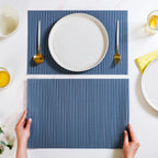Deep Blue Dinner Table Mat Set Of 6