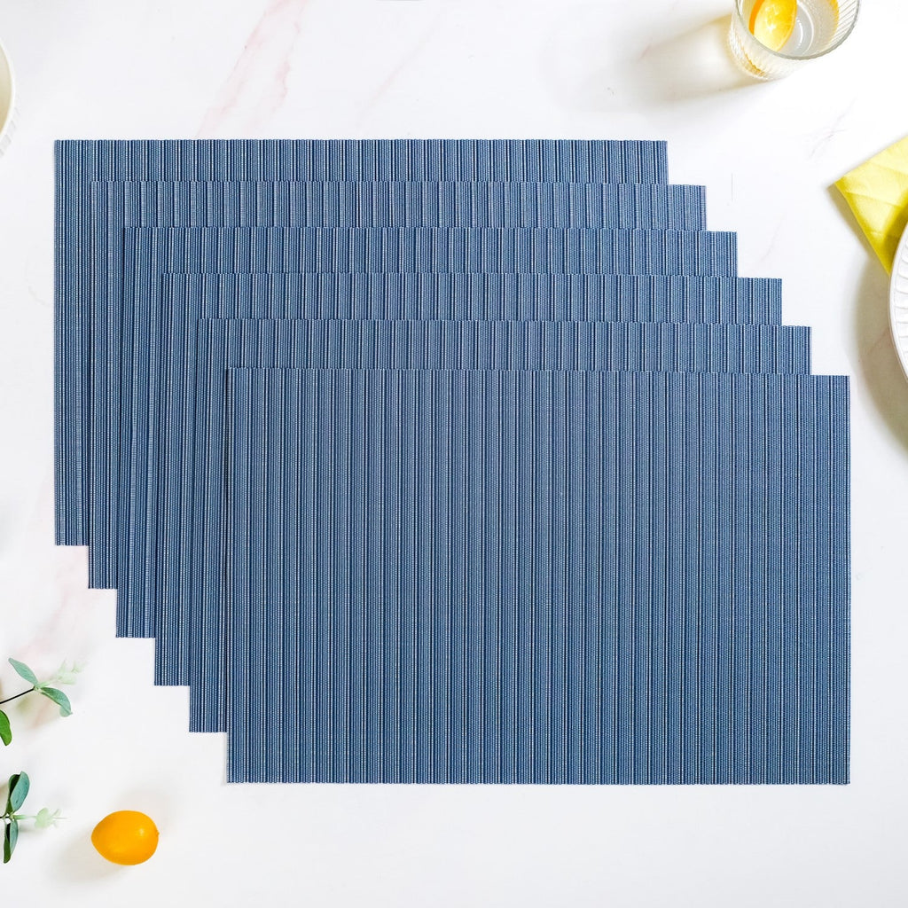 Deep Blue Dinner Table Mat Set Of 6