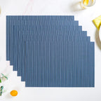 Deep Blue Dinner Table Mat Set Of 6