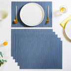 Deep Blue Dinner Table Mat Set Of 6