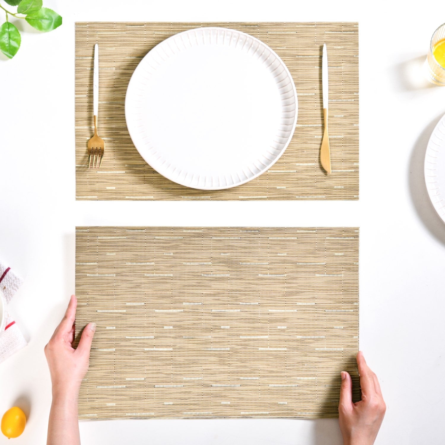 Deep Sand Dining Mats Set Of 6