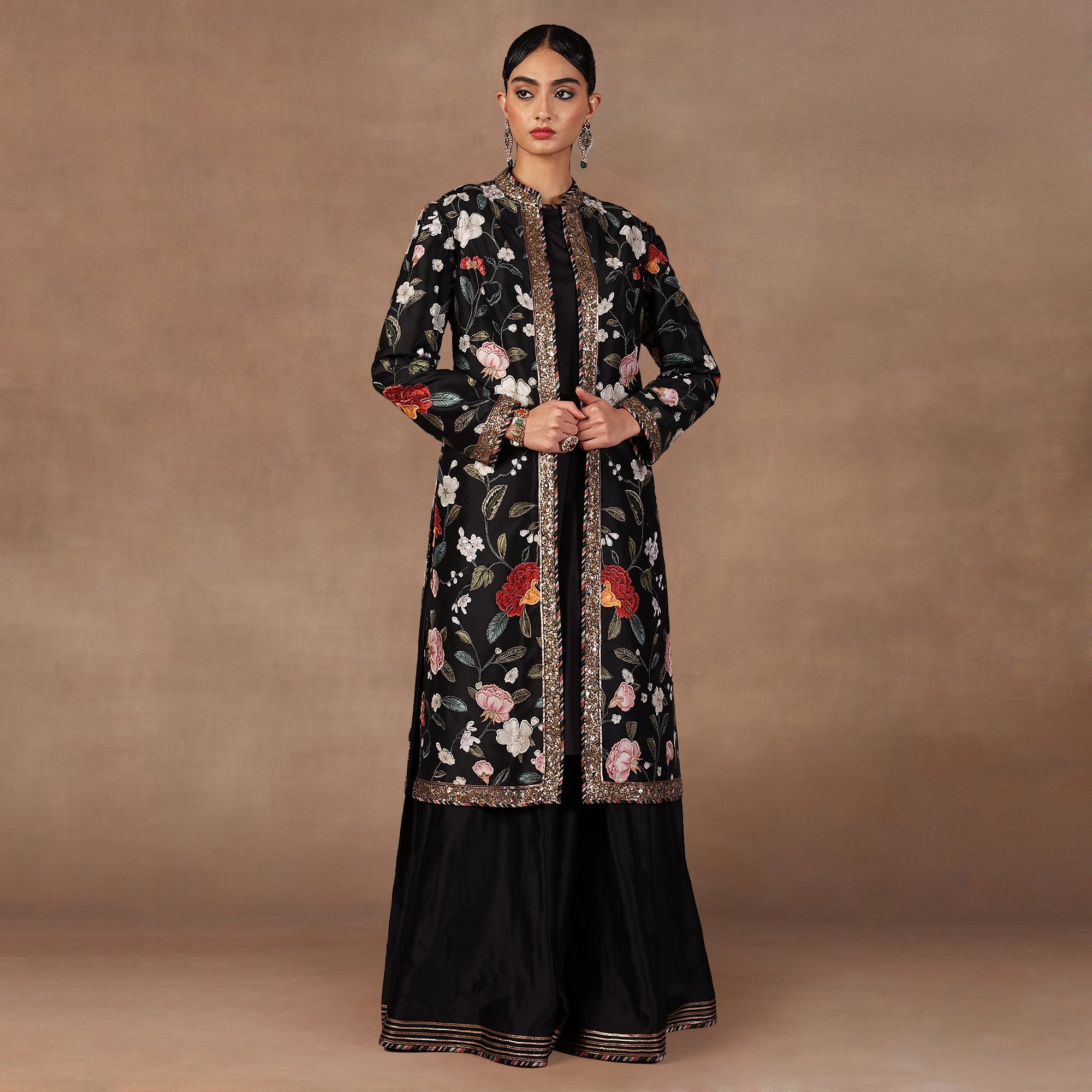 Deep Black Jacket Set | EAST