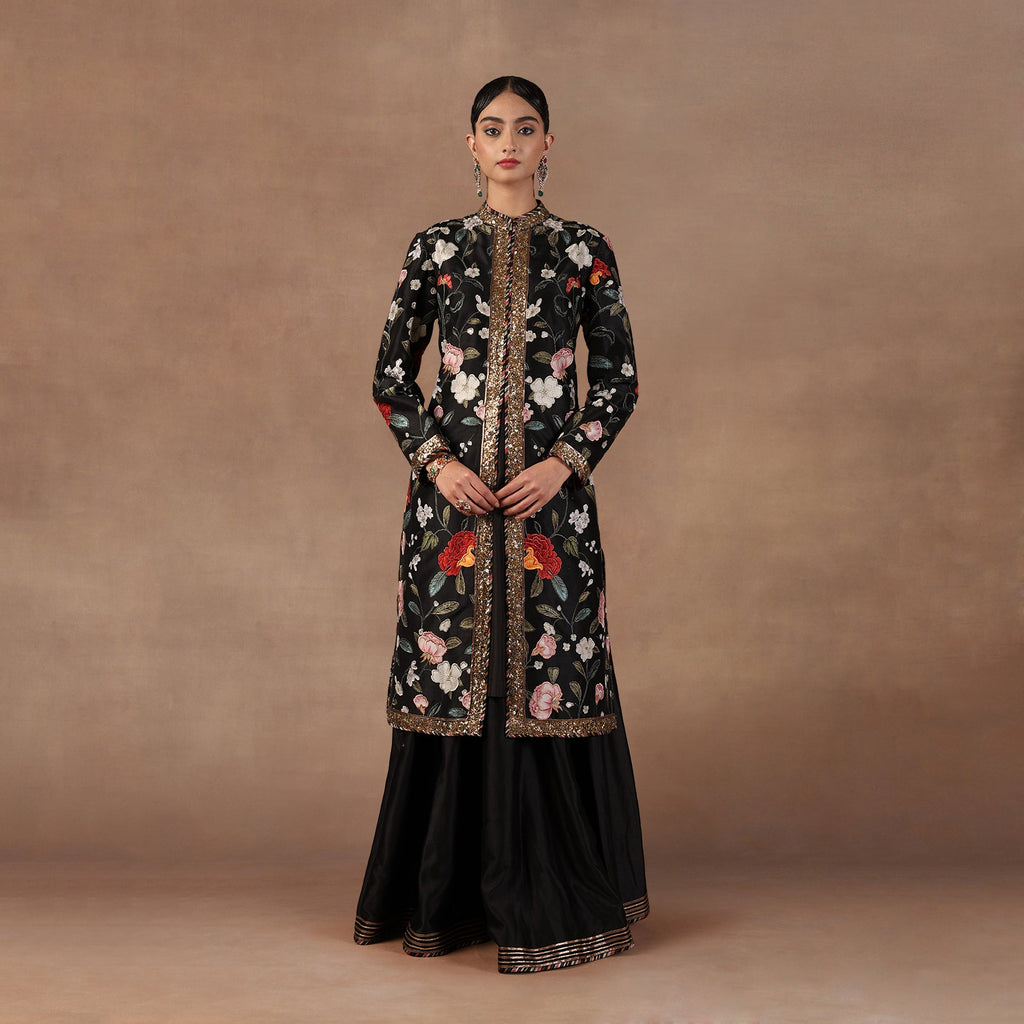 Deep Black Jacket Set | EAST