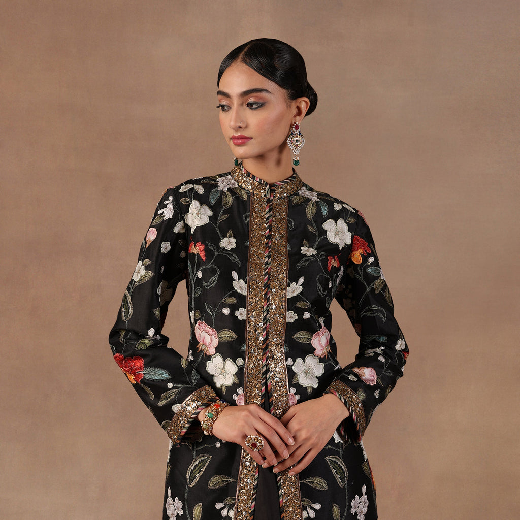 Deep Black Jacket Set | EAST