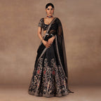 Deep Black Lehenga Set | EAST