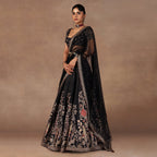 Deep Black Lehenga Set | EAST