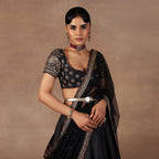Deep Black Lehenga Set | EAST