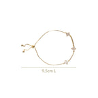 Delicate Blooms Gold Chain Bracelet