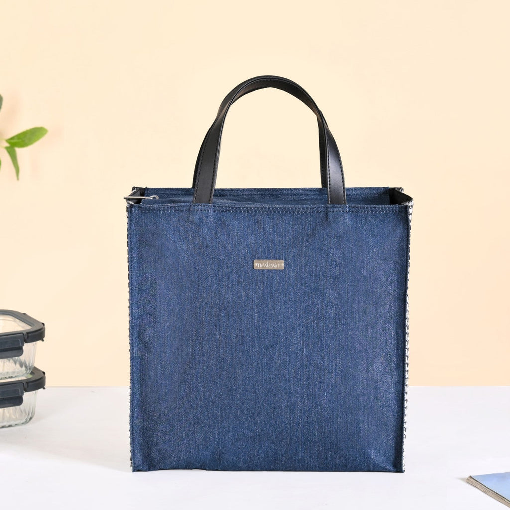 Denim Chic Lunch Bag