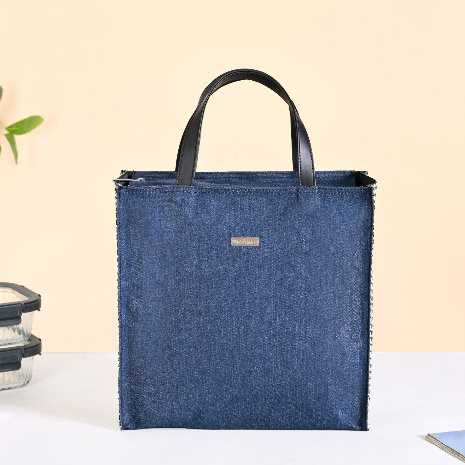 Denim Chic Lunch Bag