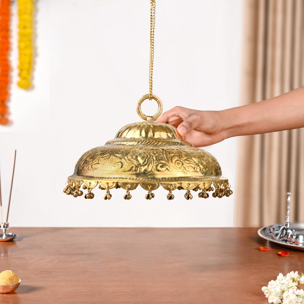 Divine Singhasan Chatra Gold Large 26cm