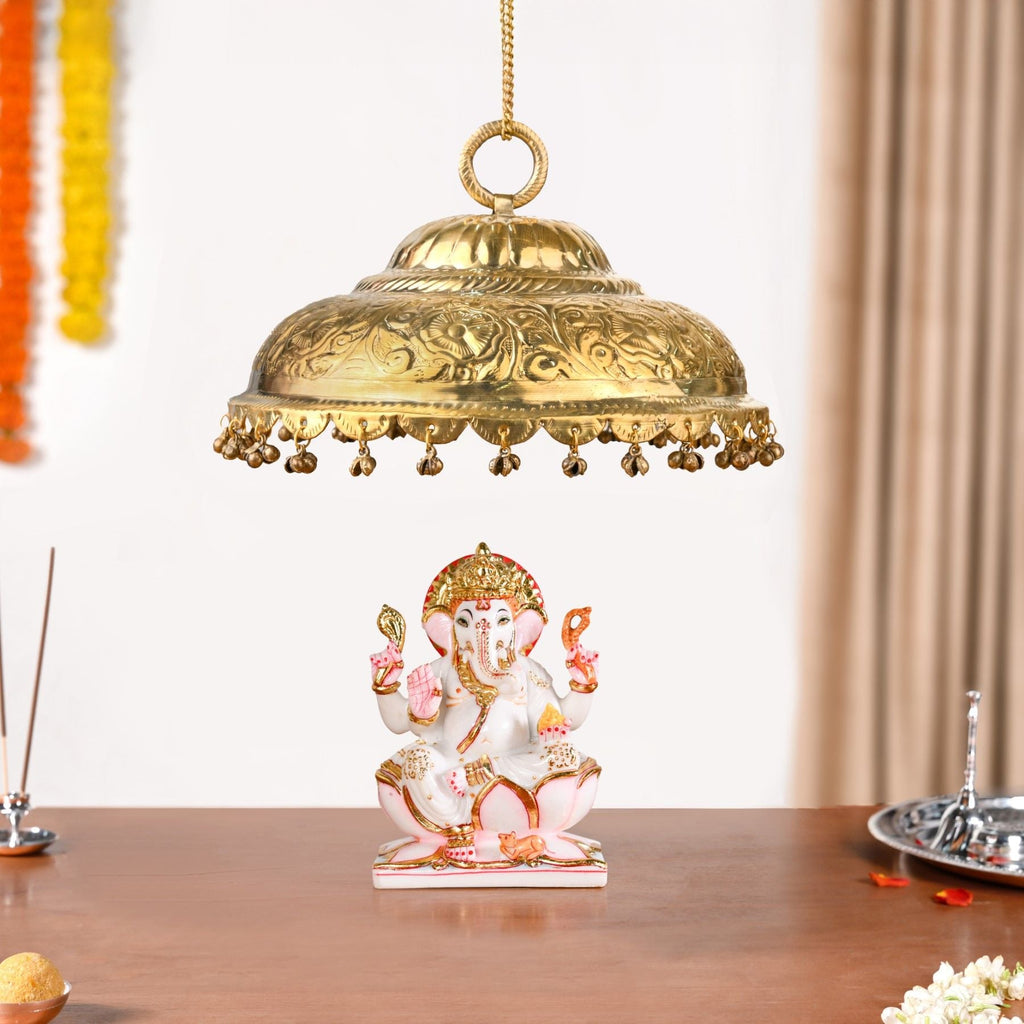Divine Singhasan Chatra Gold Large 26cm
