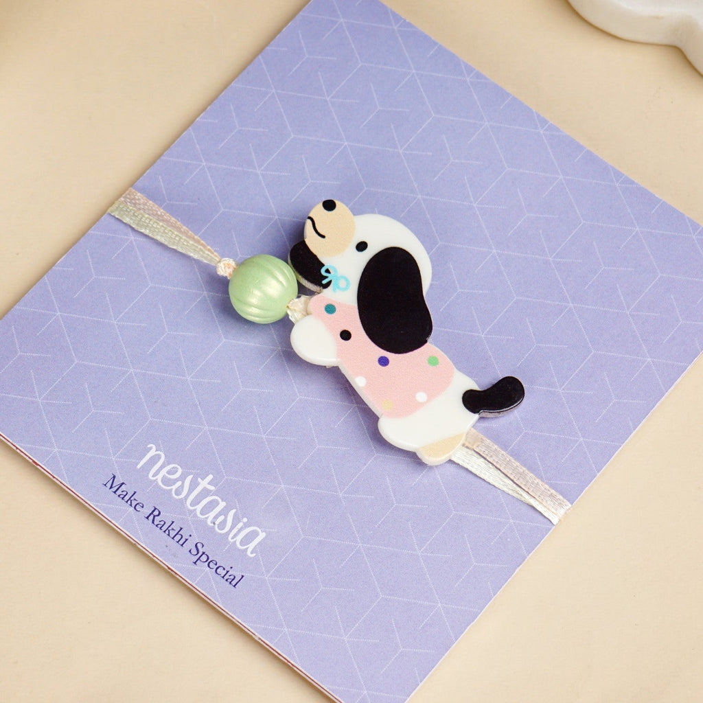 Doggo Rakhi Gift Box With Dry Fruits