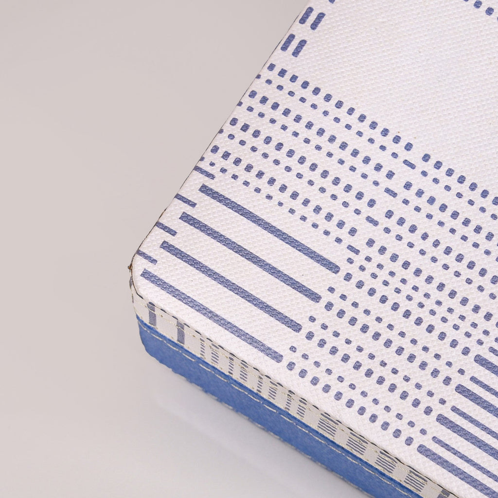 Dots And Dash Multi Section Jewellery Box With Mirror