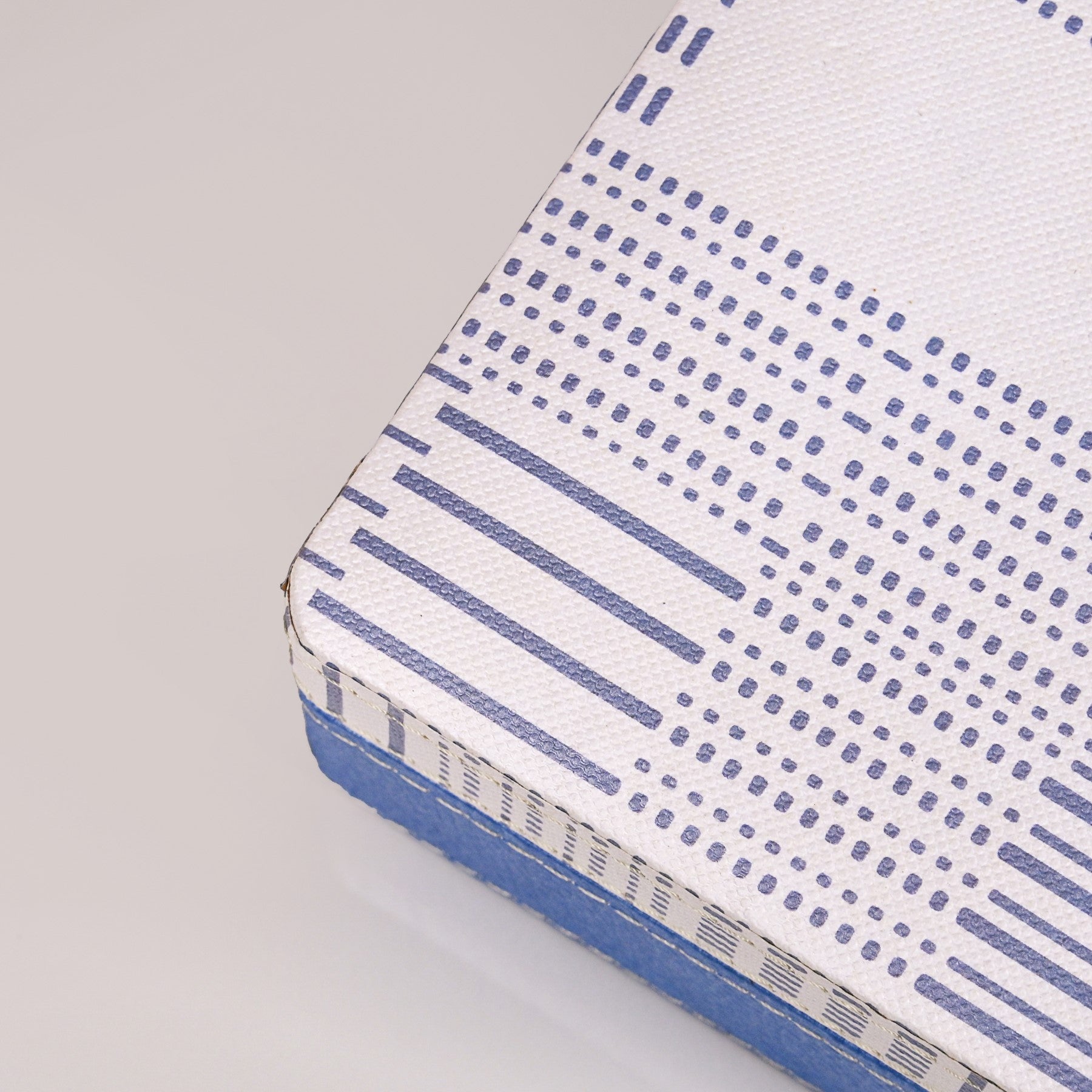 Dots And Dash Multi Section Jewellery Box With Mirror