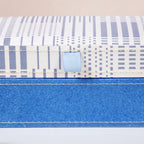 Dots And Dash Portable Jewellery Box With Mirror