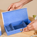 Dots And Dash Sectioned Trinket Case For Accessories