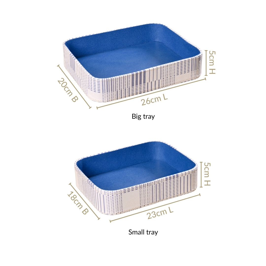 Dots And Dash Storage Organisation Tray Set Of 2