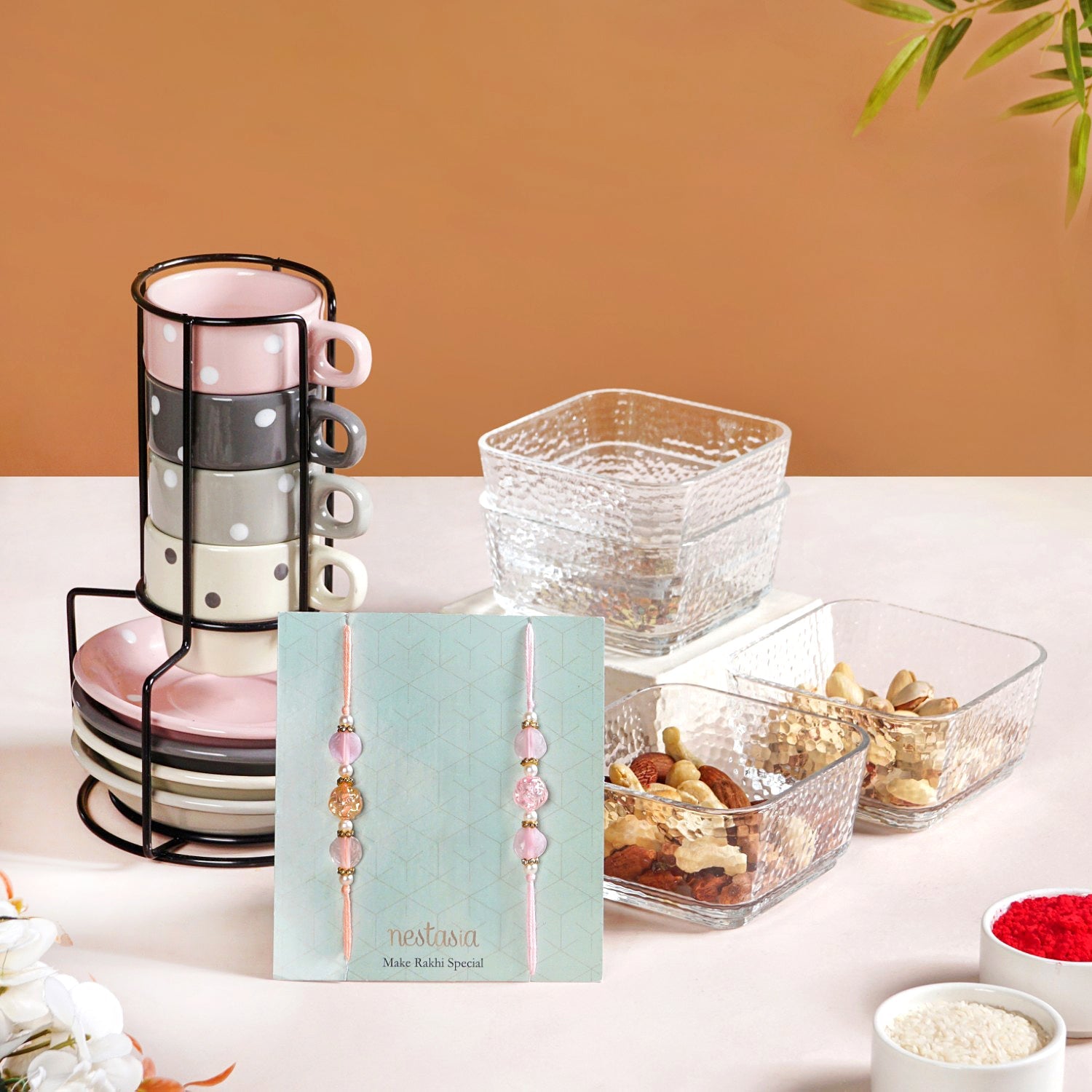 Dots And Knots Rakhi Gift Hamper