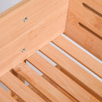 Double Tier Bamboo Storage Basket