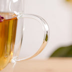 Double Walled Glass Irish Coffee Mug Set Of 2 350ml