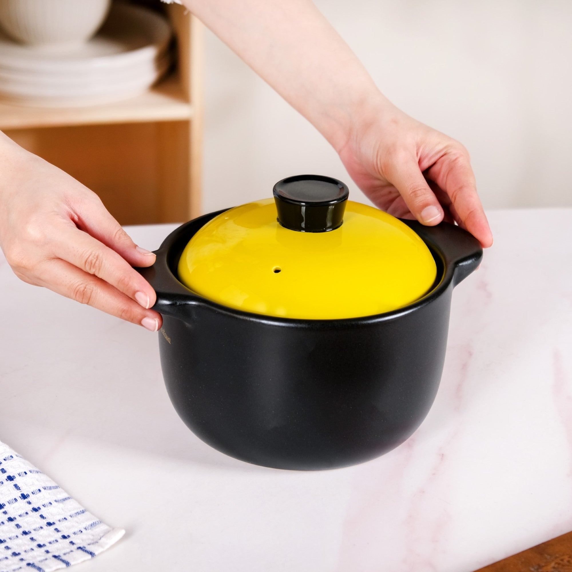 Limonelle Ceramic Flame Safe Tureen Cooking Pot 1700ml