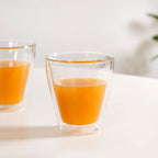 Double Walled Borosilicate Tumblers Set Of 4 250ml