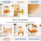 Drink Dispenser Amber 3600ml