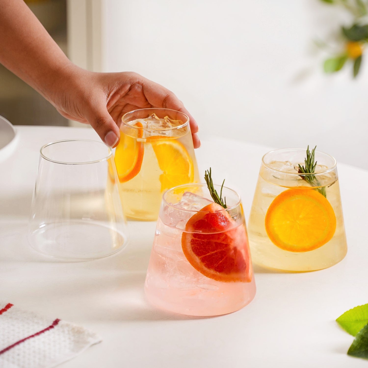 Drinks Glass Set Of 4 400ml