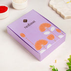 Dual Flower Rakhi Gift Set