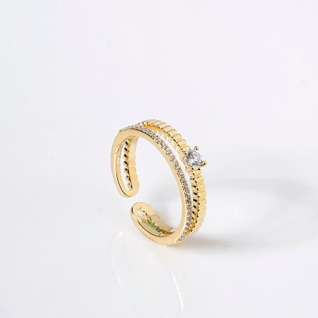 Dual Gold Harmony Ring