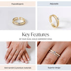 Dual Gold Harmony Ring