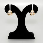 Dual Bloom Stud Earrings