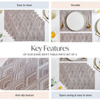 Dune Drift Table Mats Set Of 6