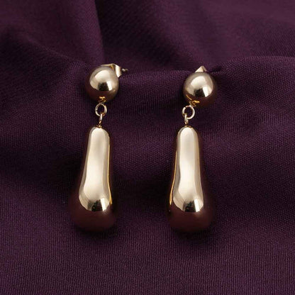 Hollow Teardrop Earrings