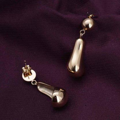 Hollow Teardrop Earrings