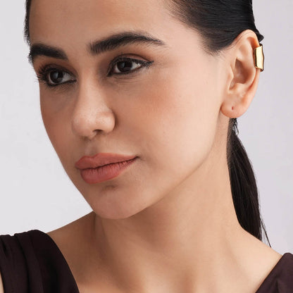 Molten Edge Cuff Earring