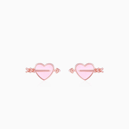 Rose Gold Romantic Rapture Stud Earrings