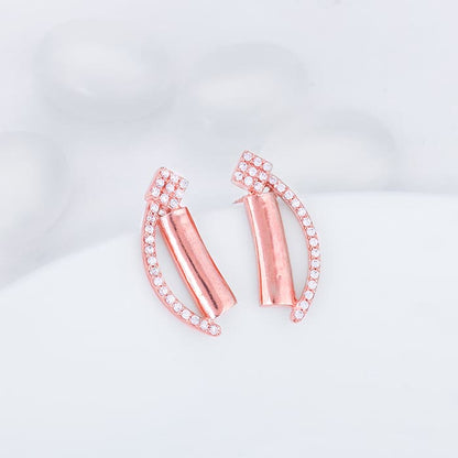 Rose Gold Hope And Happiness Earrings