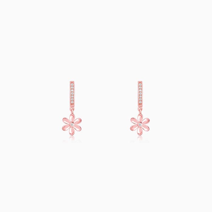 Rose Gold Flowery Bliss Earrings