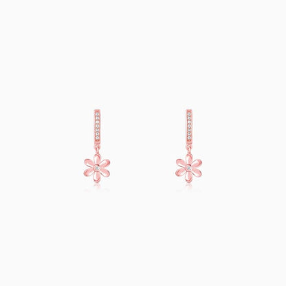 Rose Gold Flowery Bliss Earrings