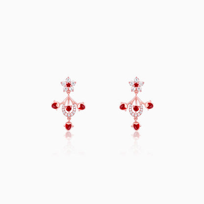 Rose Gold Grow in Love Earrings