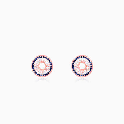 Rose Gold Glittering Joy Earrings