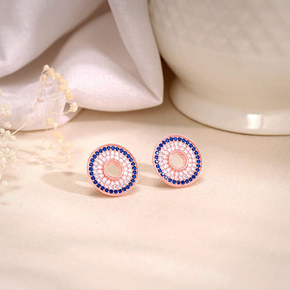 Rose Gold Glittering Joy Earrings