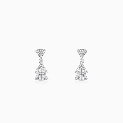 Silver Floraine Earrings