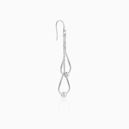 Silver Classy Drip Dangler Earrings