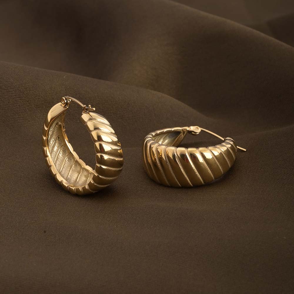 Circle Helical Hoop Earrings