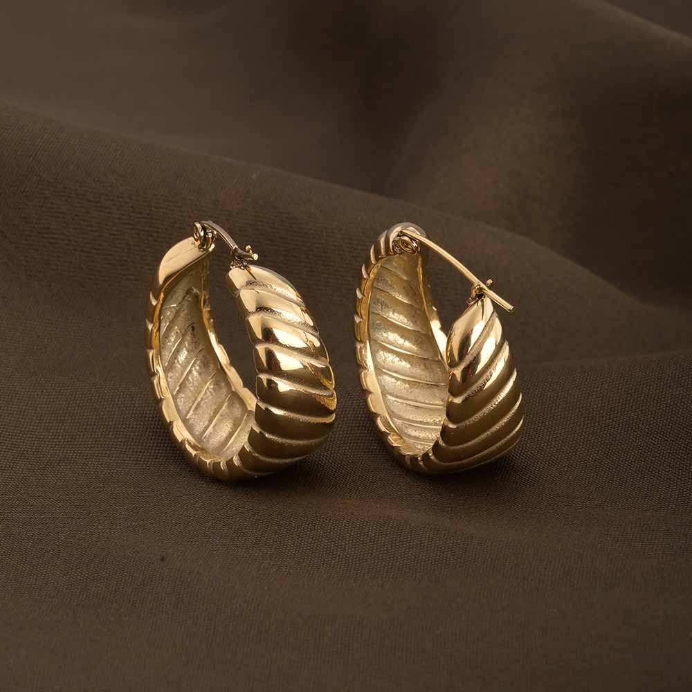 Circle Helical Hoop Earrings