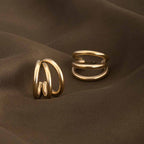 Triple Circle Hoop Earrings